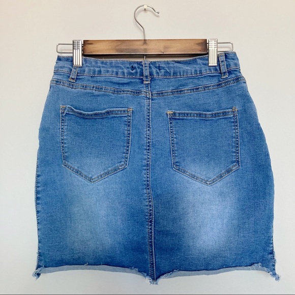 Forever 21 Stretch Denim Skirt - Picture 2 of 10